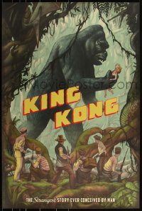 3k0789 KING KONG #16/325 24x36 art print 2016 Mondo, art by Jonathan Burton, Jungle!