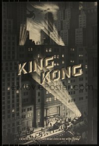 3k0790 KING KONG #16/325 24x36 art print 2016 Mondo, art by Jonathan Burton, City!