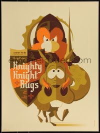 3k2013 KNIGHTY KNIGHT BUGS #16/275 18x24 art print 2013 Mondo, art by Tom Whalen, first edition!