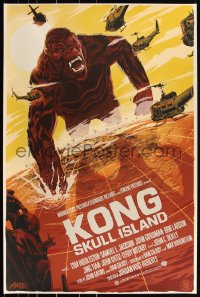 3k0793 KONG: SKULL ISLAND #6/95 24x36 art print 2017 Mondo, Francavilla, variant edition!