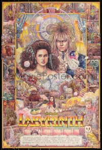 3k0794 LABYRINTH #16/325 24x36 art print 2017 Mondo, art by Ise Ananphada, regular edition!