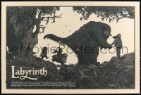 3k0796 LABYRINTH #16/325 24x36 art print 2017 Mondo, art by Richey Beckett, regular edition!