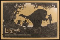 3k0797 LABYRINTH #16/175 24x36 art print 2017 Mondo, art by Richey Beckett, variant edition!