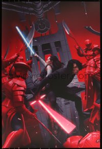 3k0805 LAST JEDI #16/225 24x36 art print 2019 Mondo, art by Rory Kurtz, True Enemy, variant edition!