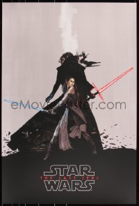 3k0806 LAST JEDI #16/375 24x36 art print 2018 Mondo, art by Marc Aspinall, regular edition!