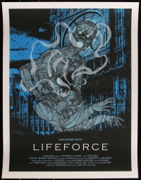 3k1629 LIFEFORCE #27/53 20x26 art print 2009 Mondo, art by Jacob van Loon!