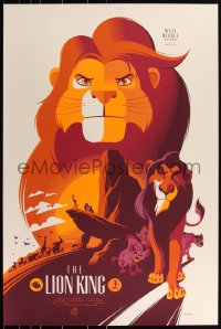 3k0816 LION KING #16/490 24x36 art print 2014 Mondo, art by Tom Whalen, regular edition!