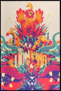 3k0817 LION KING #16/400 24x36 art print 2017 Mondo, art by Matt Taylor, regular edition!