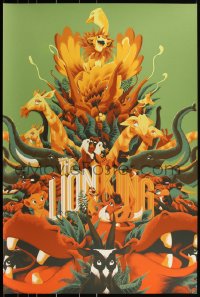 3k0818 LION KING #16/200 24x36 art print 2017 Mondo, art by Matt Taylor, variant edition!