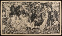 3k1483 LORD OF THE RINGS #11/160 21x36 art print 2012 Mondo, art by Vania Zouravliov, sand edition!