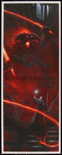 3k1620 LORD OF THE RINGS #30/390 12x31 art print 2012 Mondo, Richard, first, Fellowship of the Ring!