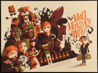 3k2045 MAD MONSTER PARTY #16/250 18x24 art print 2015 art by Tom Whalen, Mondo, regular ed.!