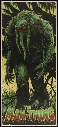 3k1556 MAN-THING #15/240 16x36 art print 2021 Mondo, Francesco Francavilla art, regular edition!