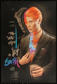 3k0847 MAN WHO FELL TO EARTH #16/225 foil 24x36 art print 2018 Mondo, Martin Ansin, variant edition!