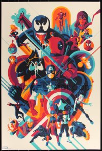 3k0857 MARVEL COMICS #16/325 24x36 art print 2019 Mondo, Tom Whalen, Modern Age, regular edition!