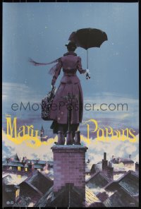 3k0859 MARY POPPINS #16/350 24x36 art print 2017 Mondo, art by Marc Aspinall!