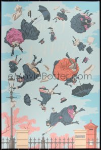 3k0860 MARY POPPINS #16/280 24x36 art print 2021 Mondo, art by Jonathan Burton, first edition!