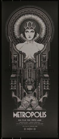 3k1566 METROPOLIS #16/400 15x36 art print 2013 Mondo, art by Ken Taylor, regular edition!