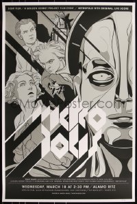 3k0869 METROPOLIS #26/99 24x36 art print 2009 Mondo, Alamo, art by Martin Ansin, silver edition!