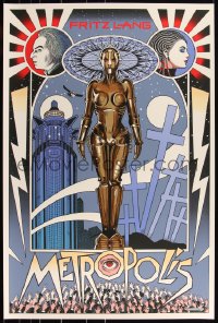 3k0872 METROPOLIS #16/75 24x36 art print 2016 Mondo, art by William Stout!