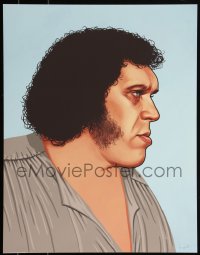 3k1335 MIKE MITCHELL signed #2/55 14x18 art print 2013 Andre the Giant as Fezzik, Mondo, 1st ed.!