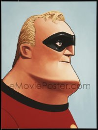 3k1350 MIKE MITCHELL signed #16/175 12x16 art print 2014 Mr. Incredible, Mondo, 1st!