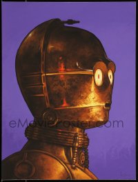 3k1357 MIKE MITCHELL signed #11/1140 12x16 art print 2016 Star Wars, C-3PO, Mondo, 1st edition!