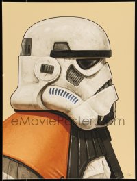 3k1361 MIKE MITCHELL signed #16/1025 12x16 art print 2018 Star Wars, Sand Trooper, Mondo, 1st!