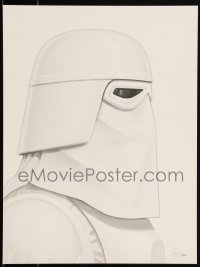 3k1363 MIKE MITCHELL signed #11/520 12x16 art print 2017 Star Wars, Snowtrooper, Mondo, 1st ed.!