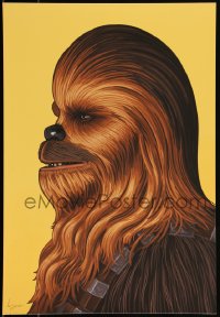 3k1339 MIKE MITCHELL signed #11/1295 13x19 art print 2016 Star Wars, Mondo, Chewbacca, 1st ed.!