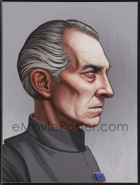 3k1373 MIKE MITCHELL signed #11/605 12x16 art print 2016 Mondo, Star Wars, Gran Moff Tarkin!