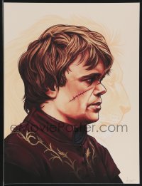 3k1378 MIKE MITCHELL signed #1/100 12x16 art print 2013 Mondo, Dinklage as Tyrion Lannister!