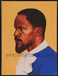 3k1385 MIKE MITCHELL signed #1/90 12x16 art print 2013 Mondo, Jamie Foxx as Django, 1st ed