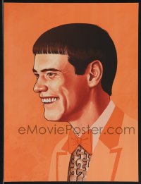 3k1389 MIKE MITCHELL signed #11/60 12x16 art print 2013 Mondo, Jim Carrey as Lloyd, 1st ed