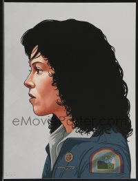 3k1398 MIKE MITCHELL signed #1/50 12x16 art print 2013 Mondo, Weaver as Ellen Ripley, first edition!