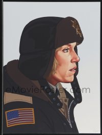 3k1401 MIKE MITCHELL signed #1/50 12x16 art print 2013 Mondo, Frances McDormand as Marge Gunderson, 1st ed