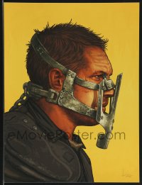 3k1409 MIKE MITCHELL signed #11/890 12x16 art print 2015 Mondo, Hardy as Max Rockatansky!