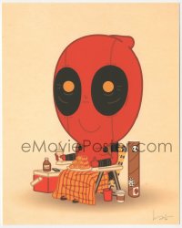 3k1463 MIKE MITCHELL signed #11/70 8x10 art print 2014 Mondo, Deadpool, First in Line!