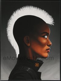 3k1428 MIKE MITCHELL signed #11/120 12x16 art print 2014 Mondo, profile art of Storm, 1st ed