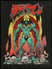 3k2061 MIKE SUTFIN #16/150 2-sided 18x24 art print 2015 Mondo, Devilman, Sutfin, variant edition!