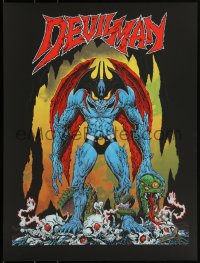 3k2062 MIKE SUTFIN #16/300 2-sided 18x24 art print 2015 Mondo, Devilman, Sutfin, regular edition!