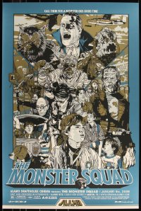 3k0879 MONSTER SQUAD signed #20/20 artist's proof 24x36 art print 2009 by Tyler Stout, blue edition!