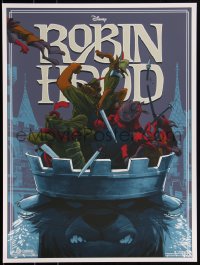 3k2156 ROBIN HOOD #16/325 18x24 art print 2017 Mondo, Disney style art by Rich Kelly, first edition!