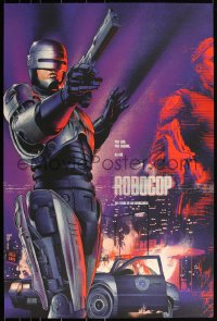 3k1035 ROBOCOP signed #16/475 24x36 art print 2014 by Martin Ansin, Mondo, regular edition!