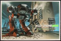 3k1036 ROBOCOP signed #16/225 24x36 art print 2013 by Jason Edmiston, The Future of Law Enforcement!