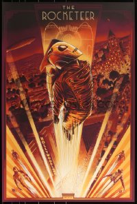 3k1040 ROCKETEER #16/305 24x36 art print 2017 Mondo, art by Cesar Moreno, regular edition!