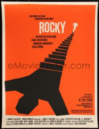 3k2159 ROCKY #55/350 18x24 art print 2010 Mondo, Alamo Drafthouse, Olly Moss, first edition!