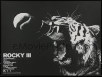 3k2161 ROCKY III #22/275 18x24 art print 2012 Mondo, wild Jay Shaw boxer tiger art, first edition!