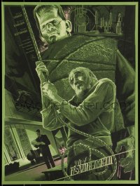 3k2198 SON OF FRANKENSTEIN #11/55 18x24 art print 2013 Mondo, Rich Kelly, Green Glow edition!