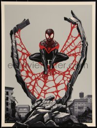 3k2205 SPIDER-MAN #16/250 18x24 art print 2018 Mondo, Phantom City, Miles Morales, regular. ed.!